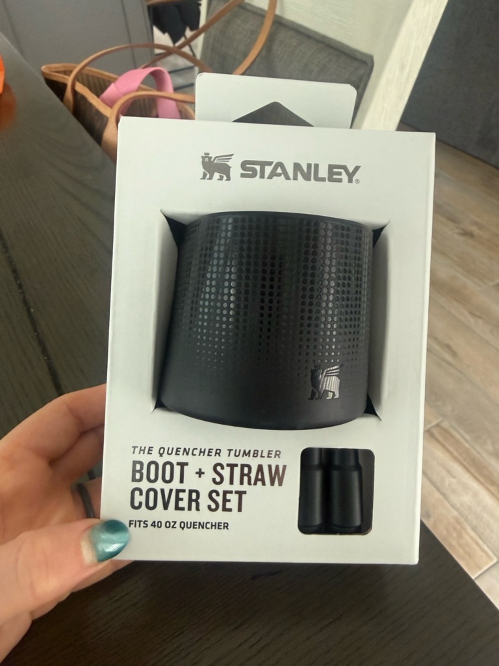 Stanley White Boot + Straw Cover Set